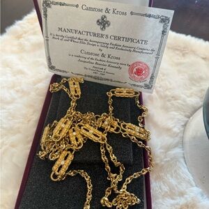 Camrose & Kross Gold Necklace